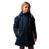 Kinder-Winterjacke Horze Jessie JR - Heidelbeere