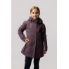 Kinder-Winterjacke Horze Jessie JR - Violetter Silex