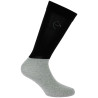 Reitsocken Equithème Compet Je t'aime - Schwarz / Grau