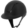Equithème Soazy Helm Mattschwarz glänzend - Schwarz / schwarz