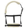 Fohlenhalfter Riding World synthetisches Lammfell - Schwarz