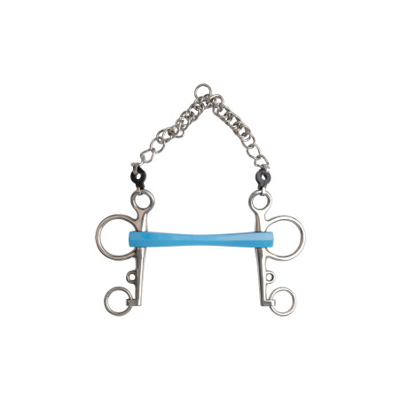 Pelham-Gebiss Metalab Flexi gerade lange Schenkel