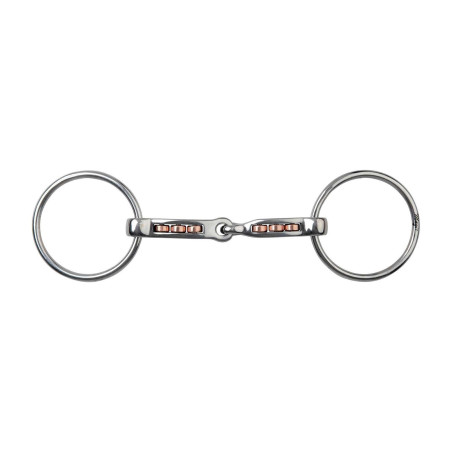 Mundstück 2 Ringe Metalab Magic System mit horizontalen Kupferrollen