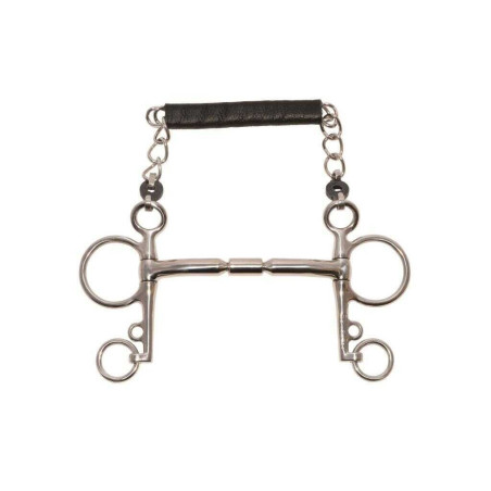 Pelham-Gebiss Metalab Elite gerade kurze Schenkel