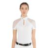 Konkurs-Poloshirt Teresa Ego7 Kurzarm Damen - Weiß