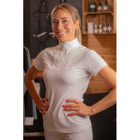 Pénélope Turnierpolo Florence Mesh kurzarm Damen