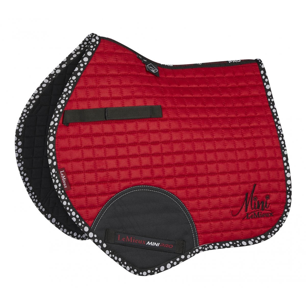 LeMieux Suede Jump Square Mini Schabracke Chilli altes Modell