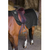 Wasserfeste Riding World Nierendecke mit Fleece-Futter - Schwarz