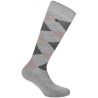 Equithème Girly Socken - Hellgrau / Altrosa