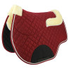 Norton Stoßdämpfende Satteldecke - Bordeaux