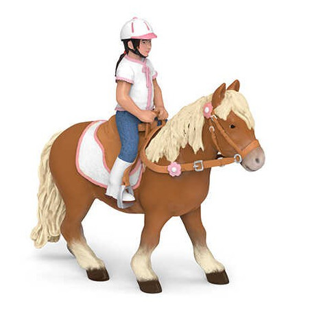 Shetland-Pony-Figur mit Sattel Papo