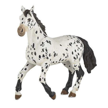 Schwarze Appaloosa-Figur Papo