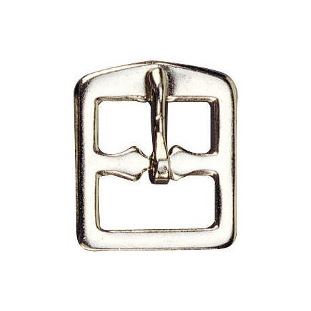 Steigbügelriemenschnalle vernickelter Stahl