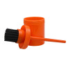 Pinsel für Hufe mit Behälter - Orange