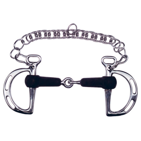 Spanisches Gebiss Feeling mit gebrochenen Gummipassagen