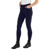 Damenreithose mit hoher Taille Ego7 Jumping CA V-Cut - Marine