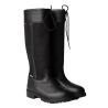 Wasserdichte Outdoor-Stiefel Horze York mit hohem Schaft - Schwarz