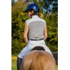 Ärmelloses Turnier-Poloshirt Equithème Judith Damen - Maulwurf