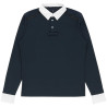 Equithème Adrien Herren-Langarmturnierpolo - Marine