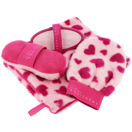 Poliertuch Je t'aime Equithème, doppelseitig