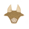 Fliegenhaube Wellington Velvet mit Pferdeprint von Kentucky - Beige