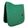 Sattelpad Velvet Horse Printing Dressur Kentucky - Grün