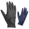 Tattini Winterhandschuhe aus Kunstleder - Marineblau