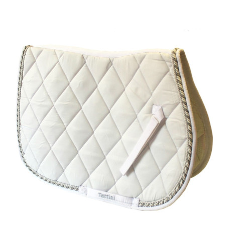 Tattini-Schabracke mit Rautensteppung und dreifacher Paspelierung