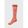Harcour Beeges Socken - Grapefruit / Marineblau / Morgenröte-Rosa