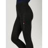 Tommy Hilfiger Equestrian Elmira Damen-Leggings mit Vollbesatz und Strass - Schwarz