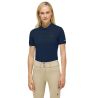 Damen-Polohemd kurzarm Tommy Hilfiger Equestrian - Wüstenhimmel