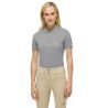 Damen-Polohemd kurzarm Tommy Hilfiger Equestrian - Mischgrau