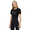 Kurzarm-T-Shirt mit Strass Tommy Hilfiger Equestrian Malibu Damen - Schwarz