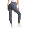 Damen Hybrid Reitleggings Horze Anya Fullgrip - Grau
