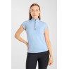 Trainings-T-Shirt B Vertigo Joelle kurzarm Damen - Ceruleanblau