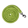 HKM Glow-Line Führstrick mit Karabiner - Grün