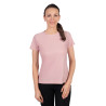 Damen-T-Shirt HKM Sporty Mesh mit kurzen Ärmeln - Altrosa