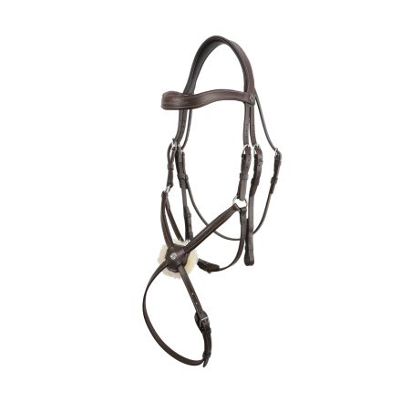 Trensenzaum Signature by Antares mit kombiniertem Reithalfter