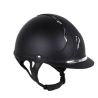 Antares Origin Galaxy Helm mit Standard-Visier - Schwarz / schwarzes Leder