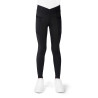 Kinder-Leggings Flora Je T'aime Equithème - Schwarz