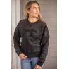 Sweatshirt Pénélope Bianca - Schwarz