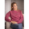 Sweatshirt Pénélope Bianca - Himbeere