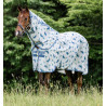 Fliegendecke Horseware Amigo Bug Rug Plus - Libellenmuster / Silber / Blau / Salbei