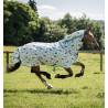 Fliegendecke Horseware Amigo Bug Rug XL Plus - Libellenmuster / Silber / Blau / Salbei