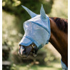 Horseware Rambo Plus Fliegenschutzmaske - Meliertes Blau / Blau / Silber