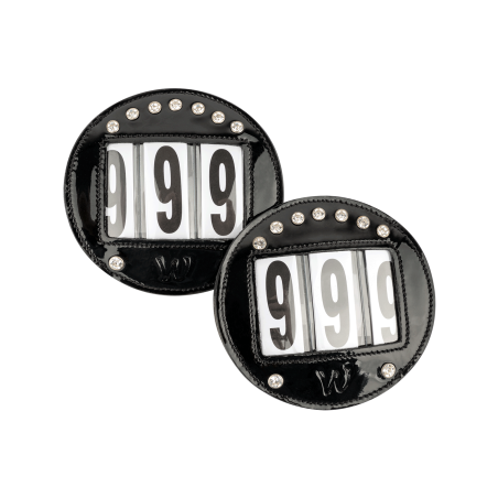 Lackierte Leder-Stirnbänder von Waldhausen