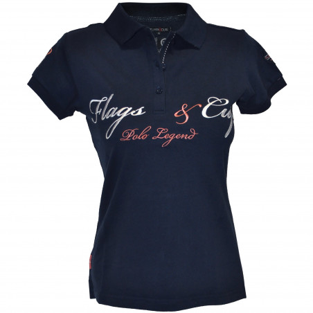 Damen-Poloshirt Cordova Flags & Cup