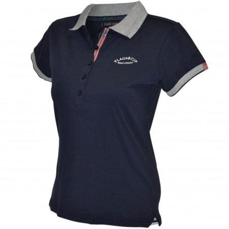 Damen-Poloshirt Santa Lucia Flags & Cup