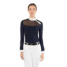 Turniershirt Nina Ego7 Damen langarm - Marine