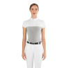 EGO7 Mesh-Turnierpolo Damen kurzarm - Eisgrau